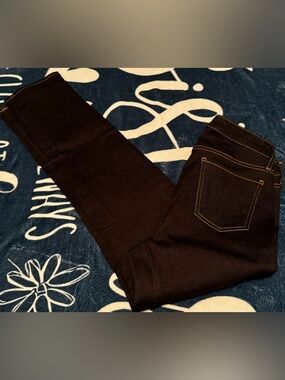 New Betabrand dark denim super stretch straight denim jeans women’s size 32